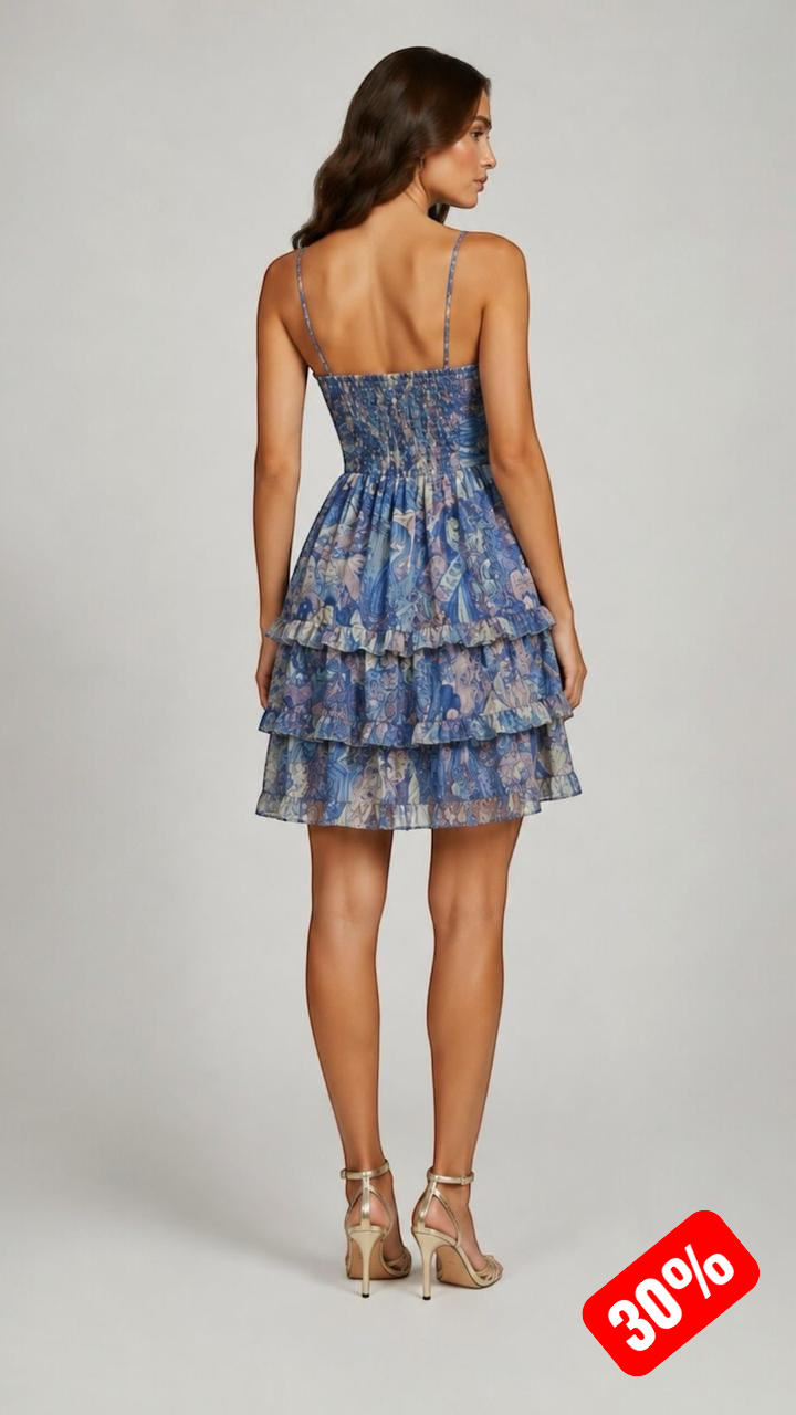 Vestido Mini "Ocean Mosaic