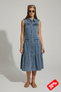 Vestido Midi "Denim Seduction"